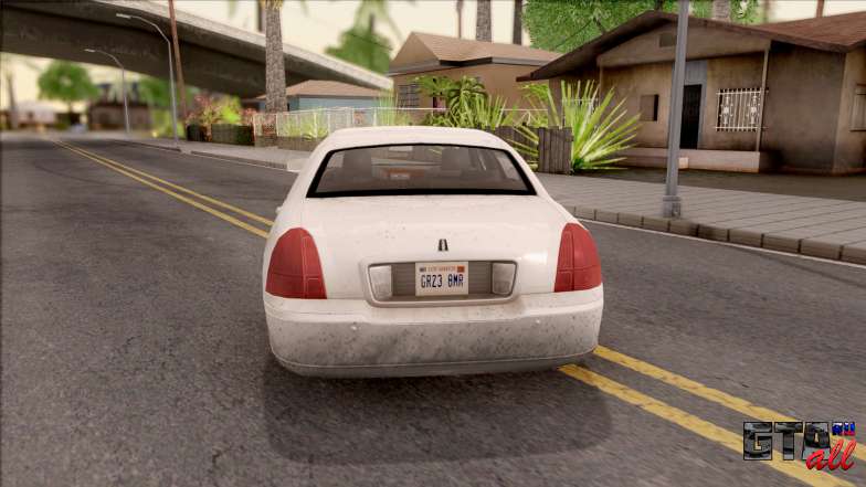 Lincoln Town Car L Signature 2010 IVF для GTA San Andreas - вид сзади