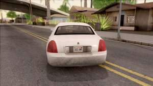 Lincoln Town Car L Signature 2010 IVF для GTA San Andreas - вид сзади