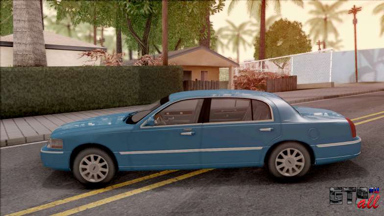 Lincoln Town Car L Signature 2010 HQLM для GTA San Andreas - вид сбоку