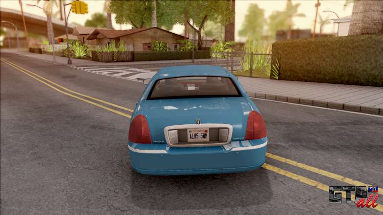 Lincoln Town Car L Signature 2010 HQLM для GTA San Andreas - вид сзади