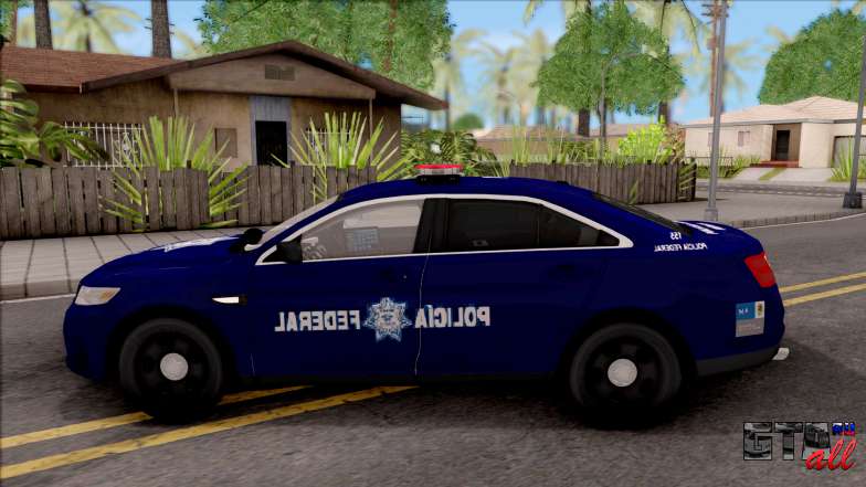 Ford Taurus 2013 Mexican Police для GTA San Andreas - вид сбоку