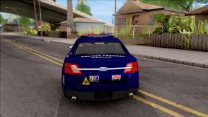 Ford Taurus 2013 Mexican Police для GTA San Andreas - вид сзади