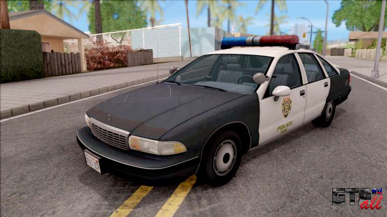 Chevrolet Caprice 1991 R.P.D. для GTA San Andreas - вид спереди