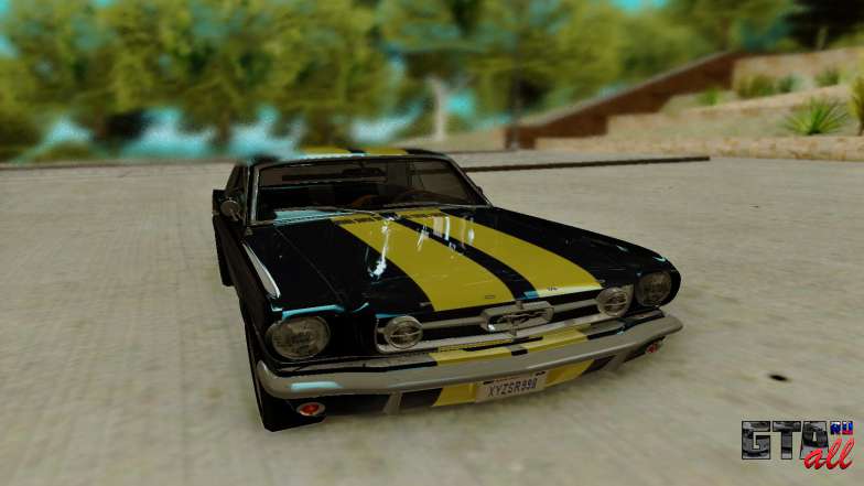 Ford Mustang GT MkI 1965 для GTA San Andreas - вид спереди