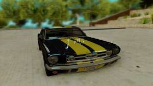 Ford Mustang GT MkI 1965 для GTA San Andreas - вид спереди