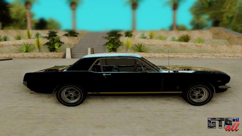 Ford Mustang GT MkI 1965 для GTA San Andreas - вид сбоку