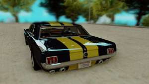 Ford Mustang GT MkI 1965 для GTA San Andreas - вид сзади