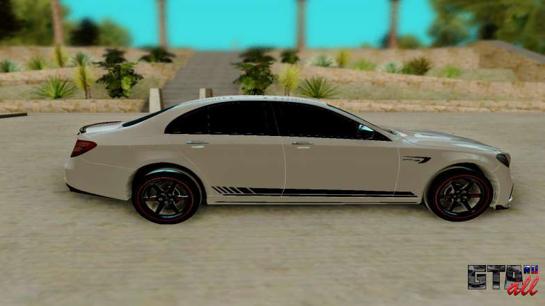 Mercedes-Benz E63 Brabus для GTA San Andreas - вид сбоку