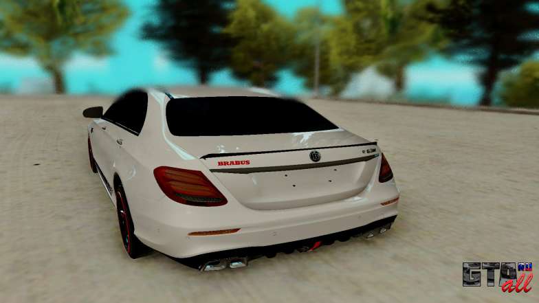 Mercedes-Benz E63 Brabus для GTA San Andreas - вид сзади