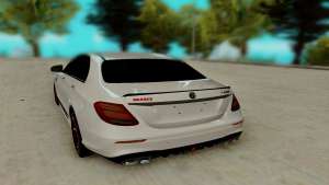 Mercedes-Benz E63 Brabus для GTA San Andreas - вид сзади