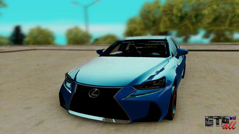 Lexus IS F Sport для GTA San Andreas - вид спереди