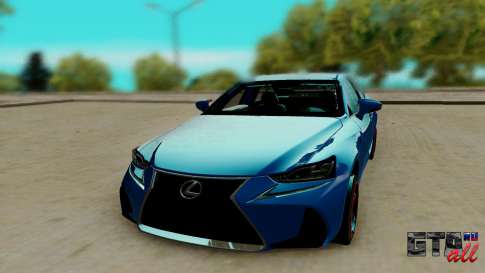 Lexus IS F Sport для GTA San Andreas - вид спереди