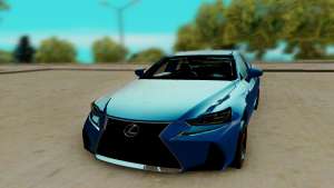 Lexus IS F Sport для GTA San Andreas - вид спереди