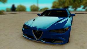 Alfa Romeo Giulia для GTA San Andreas - вид спереди