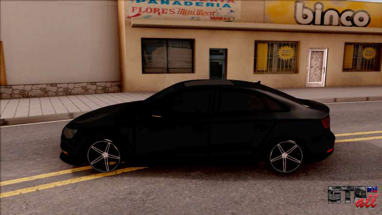 Audi A3 Sedan для GTA San Andreas - вид сбоку