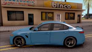 Alfa Romeo Giulia Quadrifoglio 2017 для GTA San Andreas - вид сбоку