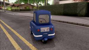 Peel P50 2011 Old 1.0 для GTA San Andreas - вид сзади