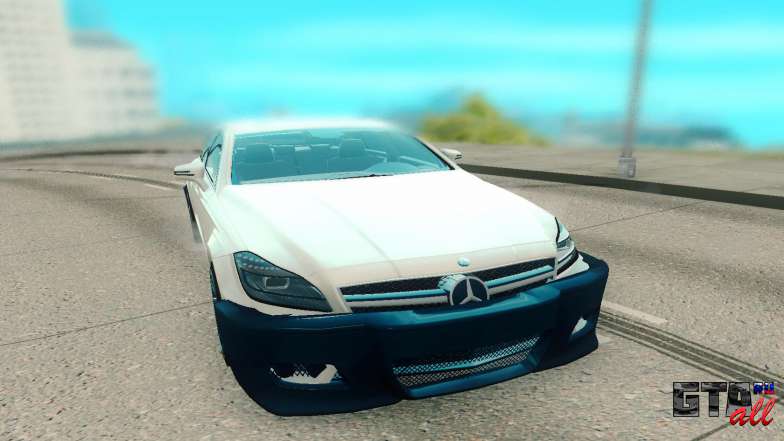 Mercedes-Benz CLS 63 AMG для GTA San Andreas - вид спереди