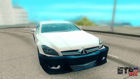 Mercedes-Benz CLS 63 AMG для GTA San Andreas - вид спереди