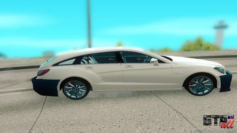 Mercedes-Benz CLS 63 AMG для GTA San Andreas - вид сбоку