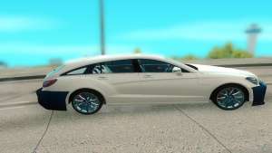 Mercedes-Benz CLS 63 AMG для GTA San Andreas - вид сбоку