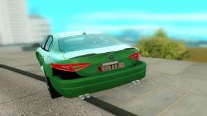 Alfa Romeo Giulia для GTA San Andreas - вид сзади