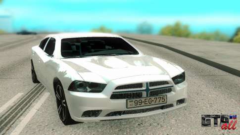 Dodge Charger SRT8 для GTA San Andreas - вид спереди