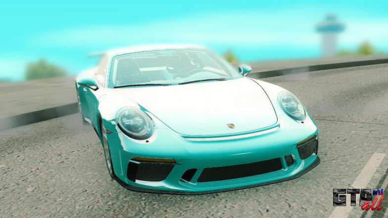 Porsche 911 GT3 для GTA San Andreas - вид спереди