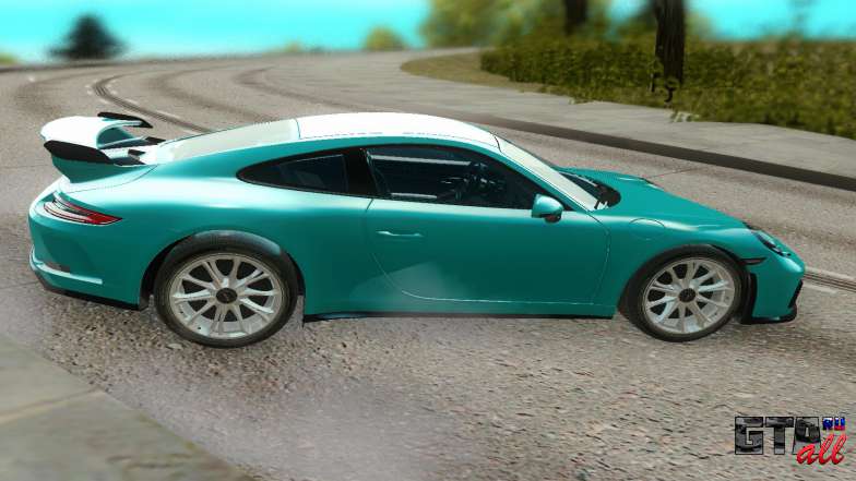 Porsche 911 GT3 для GTA San Andreas - вид сбоку