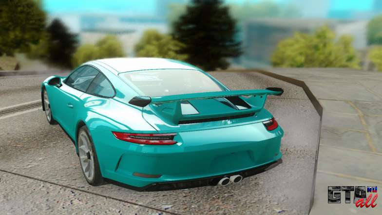 Porsche 911 GT3 для GTA San Andreas - вид сзади