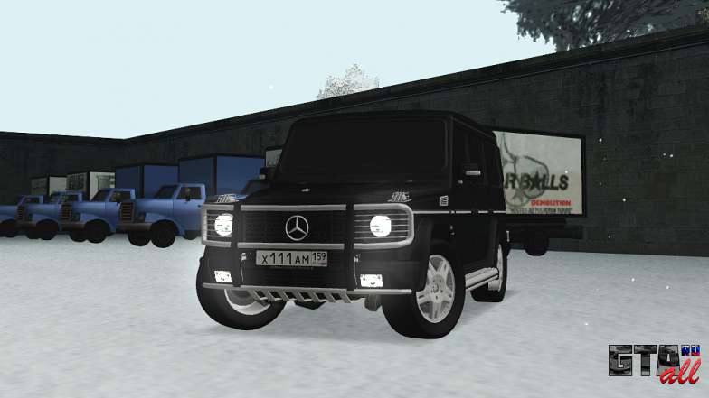 Mercedes-Benz G55 AMG для GTA San Andreas - вид спереди