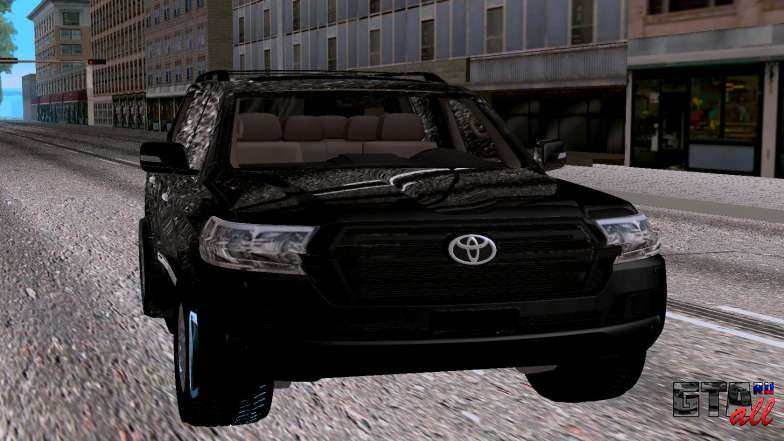 Toyota Land Cruiser 200 V6 для GTA San Andreas - вид спереди