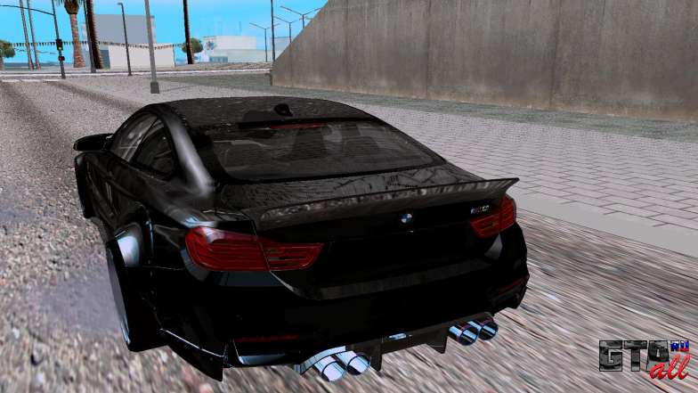 BMW M4 Coupe ля GTA San Andreas - вид сзади