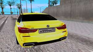 BMW 760 Li для GTA San Andreas - вид сзади