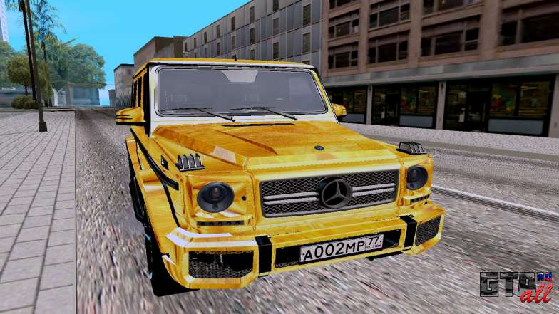 Mercedes-Benz G65 AMG для GTA San Andreas - вид спереди