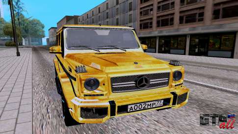 Mercedes-Benz G65 AMG для GTA San Andreas - вид спереди