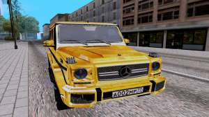 Mercedes-Benz G65 AMG для GTA San Andreas - вид спереди