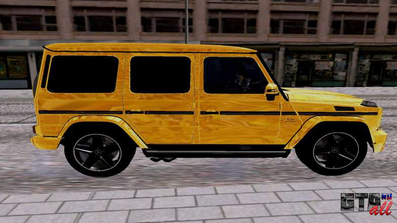 Mercedes-Benz G65 AMG для GTA San Andreas - вид сбоку