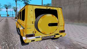 Mercedes-Benz G65 AMG для GTA San Andreas - вид сзади