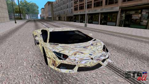 Lamborghini Aventador LP700 4 для GTA San Andreas - вид спереди