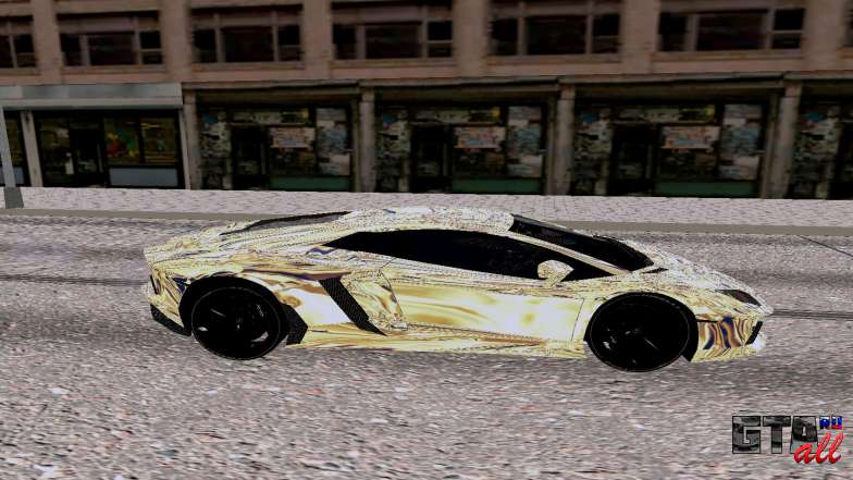 Lamborghini Aventador LP700 4 для GTA San Andreas - вид сбоку