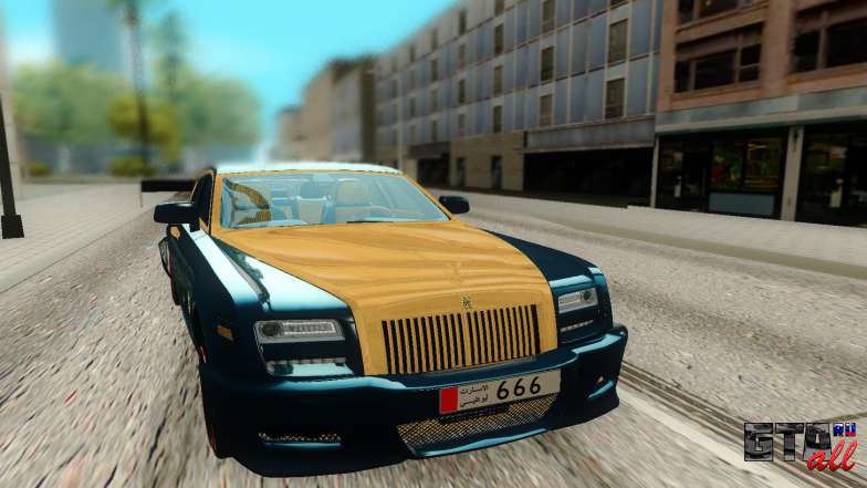 Rolls-Royce Ghost для GTA San Andreas - вид спереди