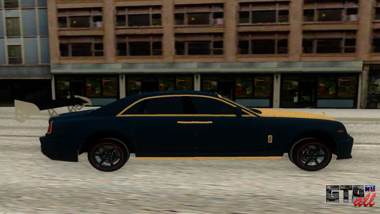 Rolls-Royce Ghost для GTA San Andreas - вид сбоку