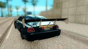 Rolls-Royce Ghost для GTA San Andreas - вид сзади