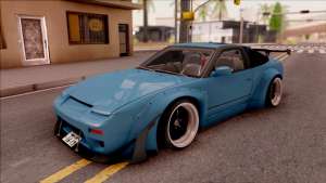 Nissan 180SX Rocket Bunny для GTA San Andreas - вид спереди