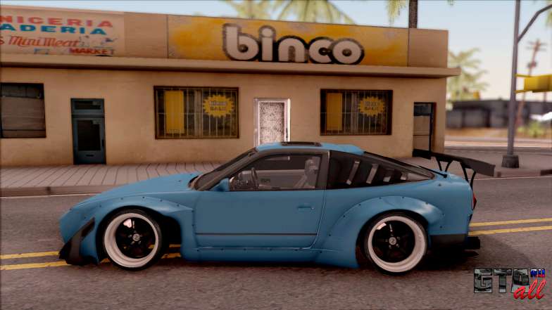 Nissan 180SX Rocket Bunny для GTA San Andreas - вид сбоку