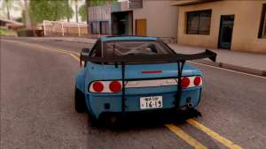 Nissan 180SX Rocket Bunny для GTA San Andreas - вид сзади