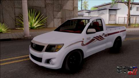 Toyota Hilux 2 Door GLX 2013 для GTA San Andreas - вид спереди