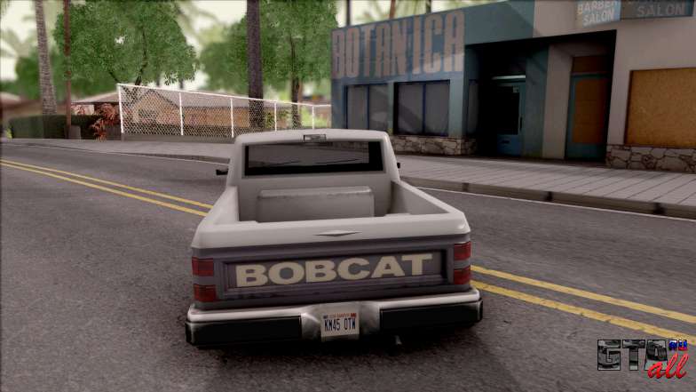 Bobcat Al Piso для GTA San Andreas - вид сзади