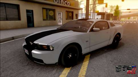 Ford Mustang GT 2010 SVT Rims для GTA San Andreas - вид спереди